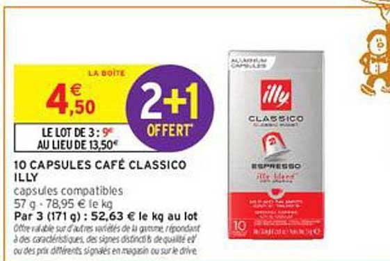 10 CAPSULES CAFÉ CLASSICO ILLY