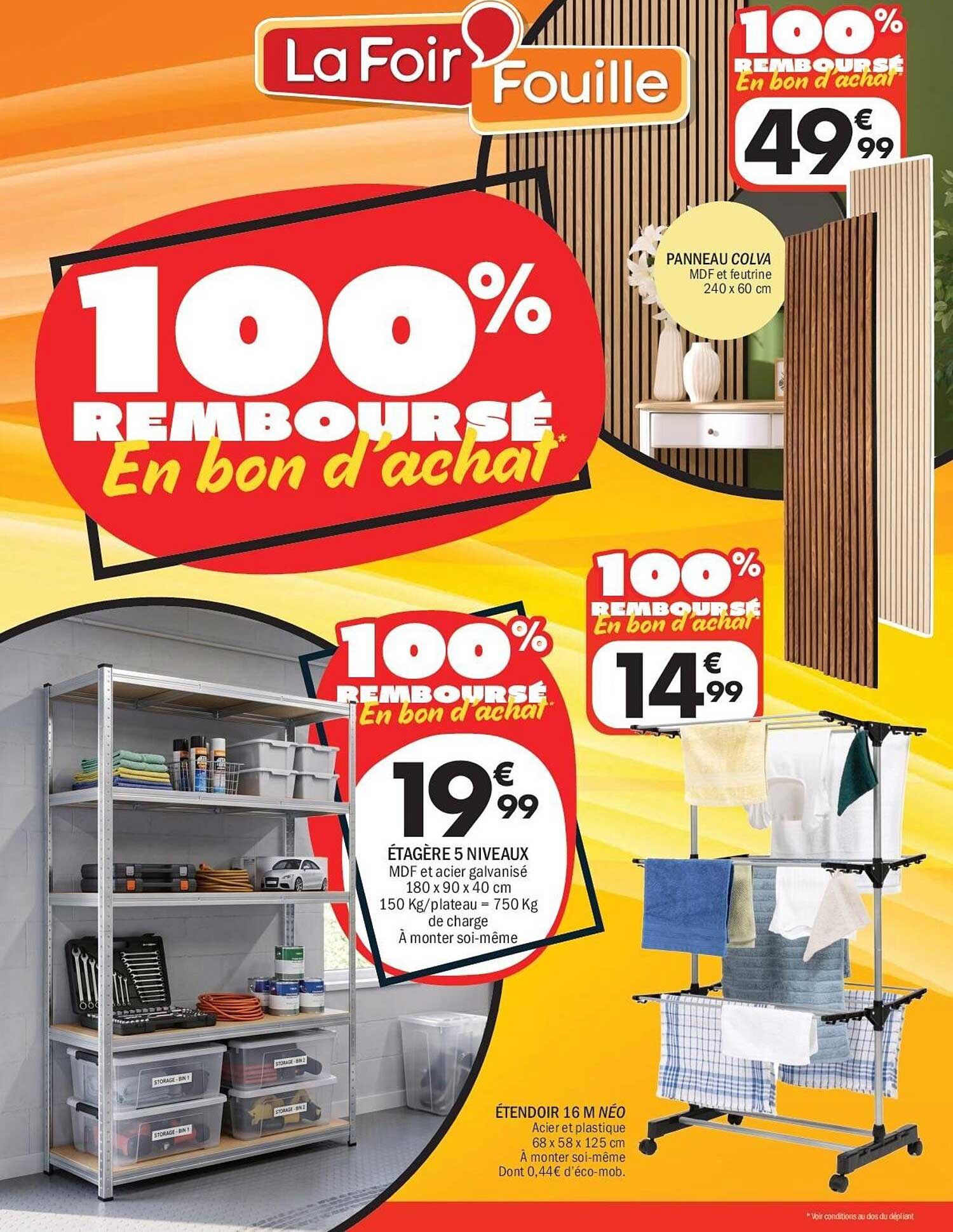 100% REMBOURSÉ En bon d'achat