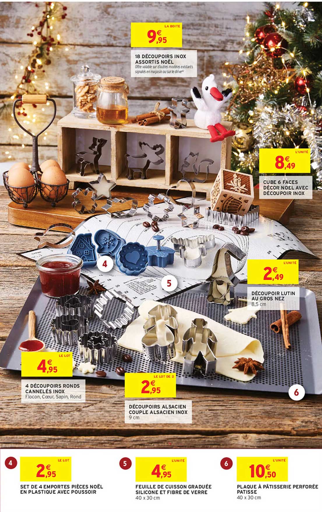 18 DÉCOUPOIRS INOX ASSORTIS NOËL