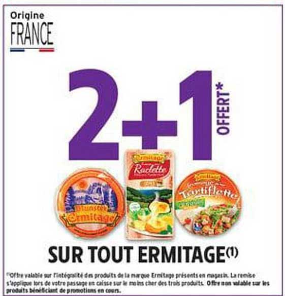 2+1 OFFERT* SUR TOUT ERMITAGE(1)