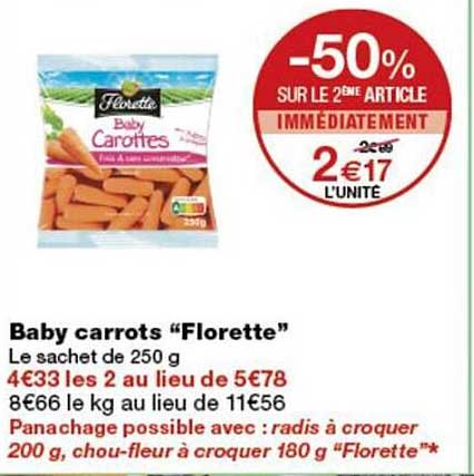 -50% SUR LE 2ÈME ARTICLE IMMÉDIATEMENT
