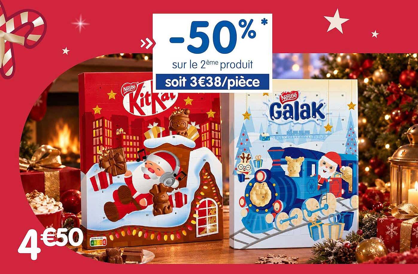 -50% sur le 2ème produit