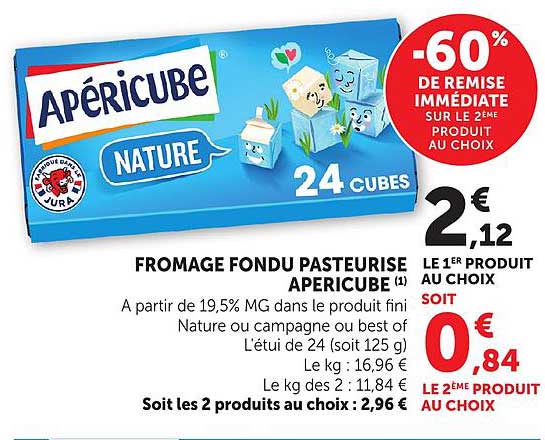 -60% DE REMISE IMMÉDIATE SUR LE 2ÈME PRODUIT AU CHOIX