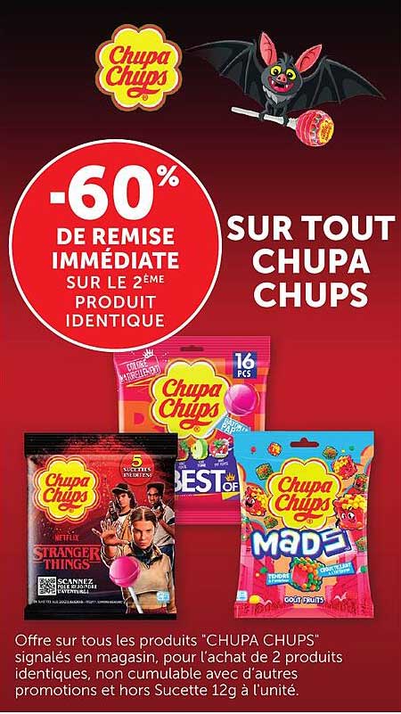 -60% DE REMISE IMMÉDIATE SUR LE 2ÈME PRODUIT IDENTIQUE