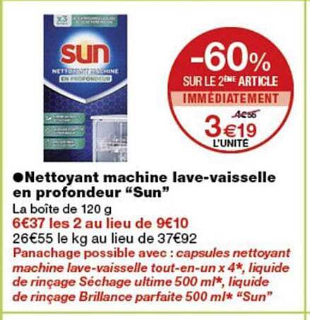 -60% sur le 2ème article immédiatement