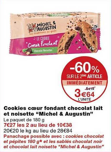 -60% SUR LE 2ÈME ARTICLE IMMÉDIATEMENT
