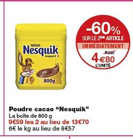 -60% SUR LE 2EME ARTICLE IMMEDIATEMENT