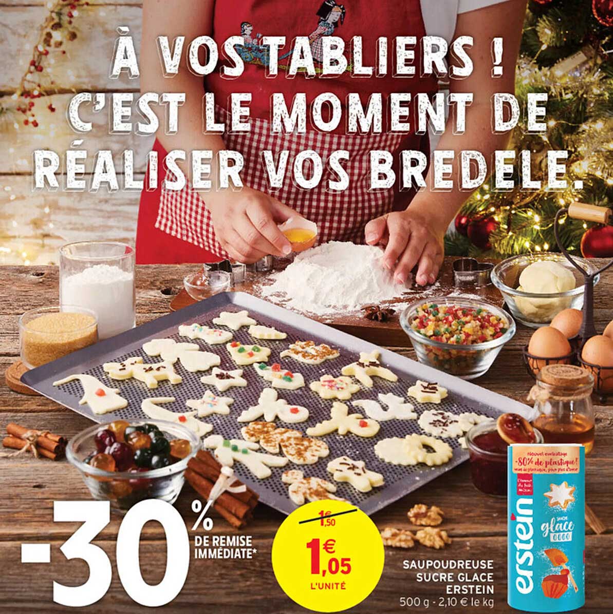 À VOS TABLIERS ! C'EST LE MOMENT DE RÉALISER VOS BREDELE.