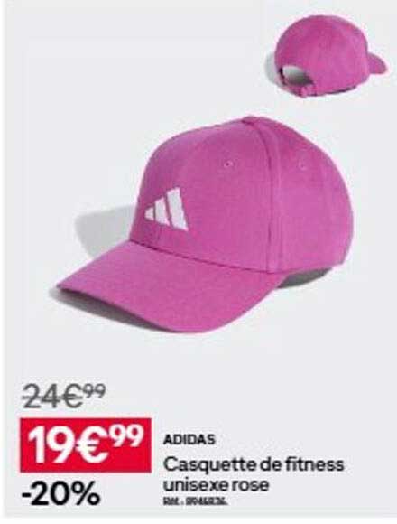 ADIDAS Casquette de fitness unisexe rose