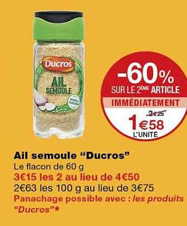 Ail semoule “Ducros”