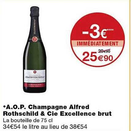 A.O.P. Champagne Alfred Rothschild & Cie Excellence brut