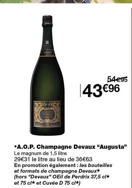 A.O.P. Champagne Devaux “Augusta”