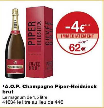 A.O.P. Champagne Piper-Heidsieck brut