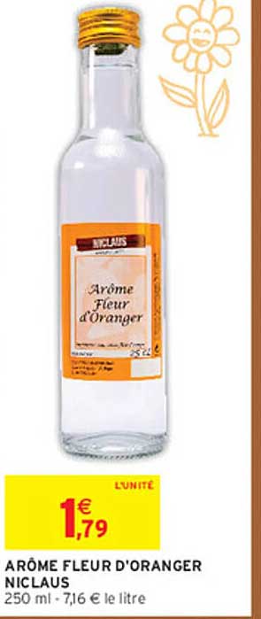 ARÔME FLEUR D'ORANGER NICLAUS