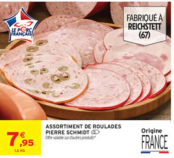 ASSORTIMENT DE ROUlADES PIERRE SCHMIDT