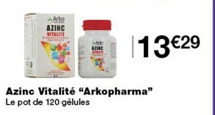 Azinc Vitalité “Arkopharma”