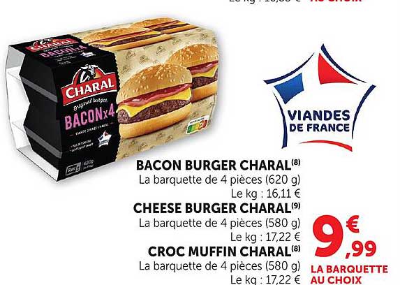 BACON BURGER CHARAL