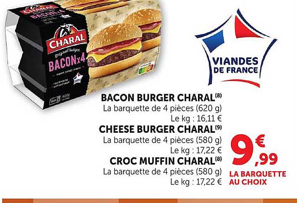 BACON BURGER CHARAL
