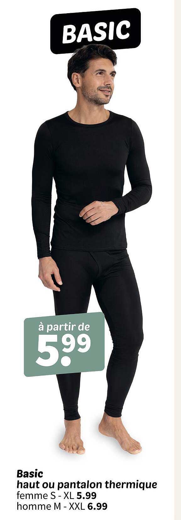 Basic haut ou pantalon thermique