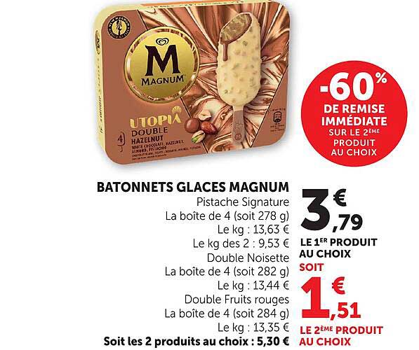 BATONNETS GLACES MAGNUM