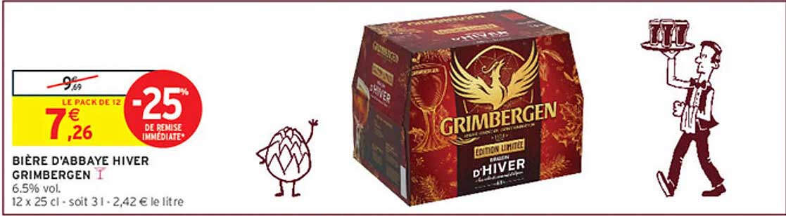 BIÈRE D’ABBAYE HIVER GRIMBERGEN