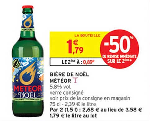 BIÈRE DE NOËL MÉTEOR