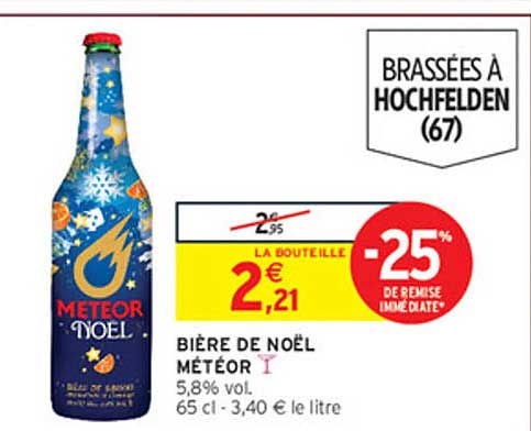 BIÈRE DE NOËL MÉTÉOR