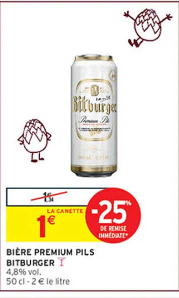 BIÈRE PREMIUM PILS BITBURGER