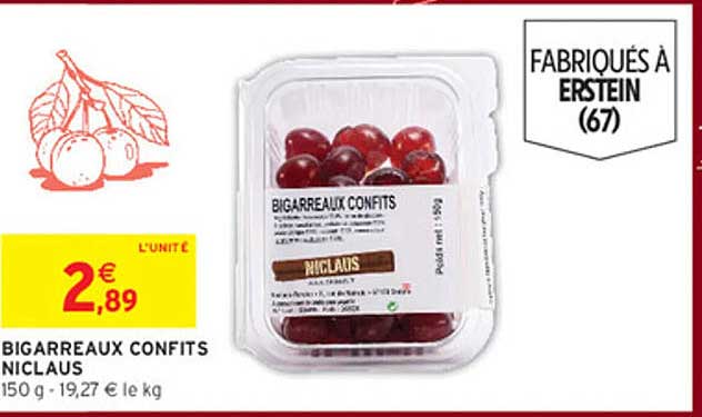 BIGARREAUX CONFITS NICLAUS