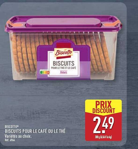 BISCOTTO® BISCUITS POUR LE CAFÉ OU LE THÉ