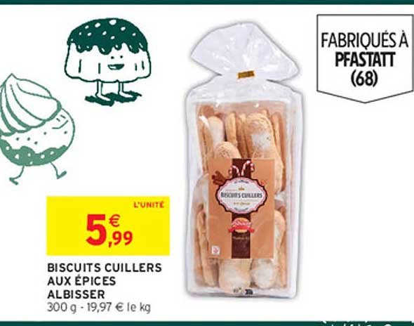 BISCUITS CUILLLERS AUX ÉPICES ALBISSER