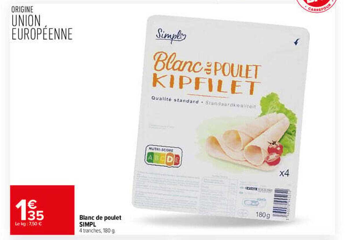 Blanc de poulet SIMPL
