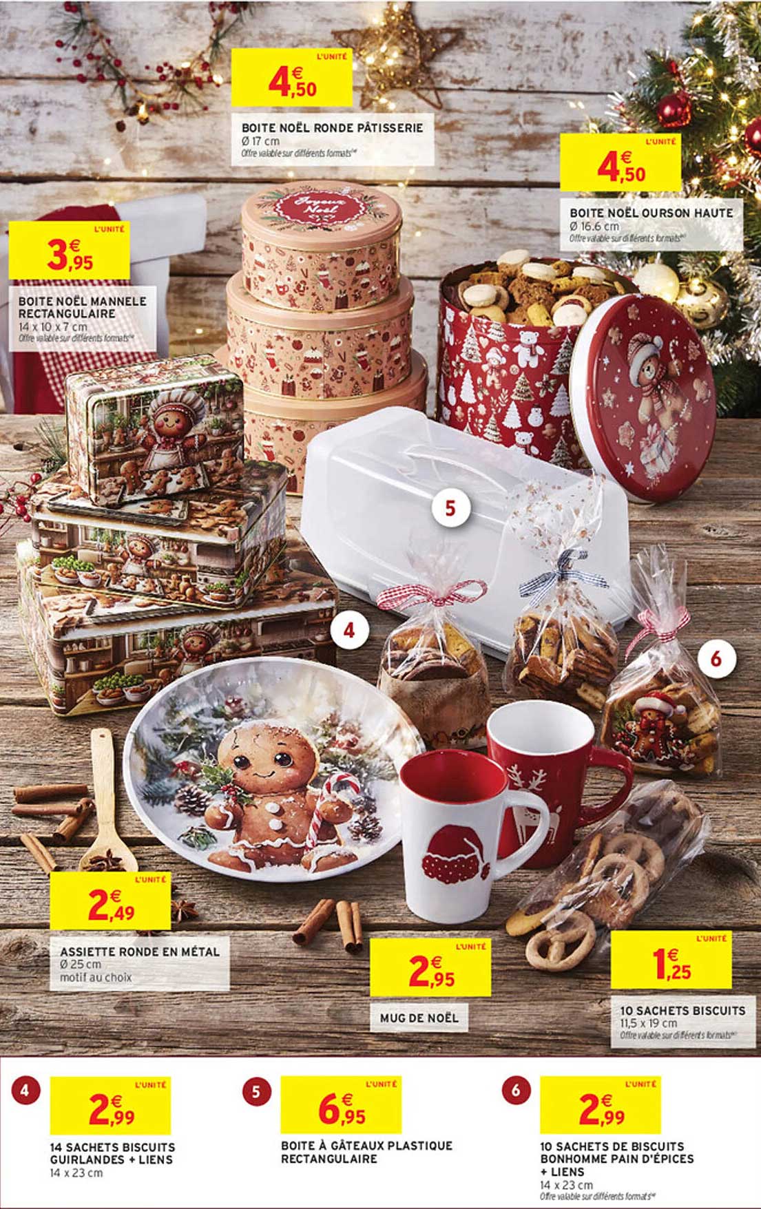 BOITE NOËL RONDE PATISSERIE