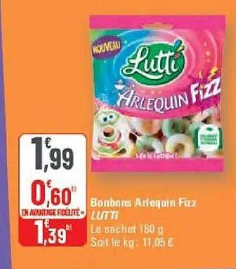Bonbons Arlequin Fizz LUTTI