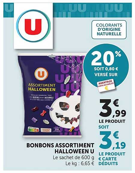 BONBONS ASSORTIMENT HALLOWEEN U