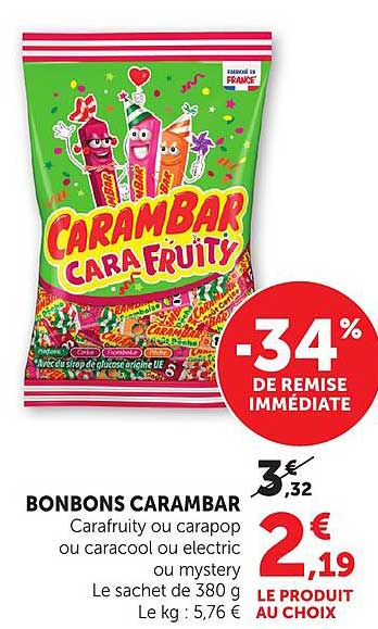 BONBONS CARAMBAR