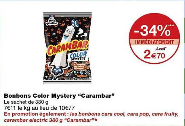 Bonbons Color Mystery “Carambar”