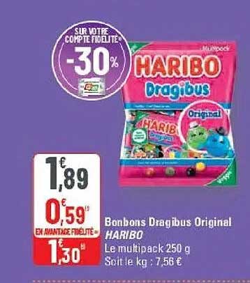 Bonbons Dragibus Original HARIBO