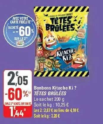 Bonbons Kitache Ki ? TÊTES BRÛLÉES