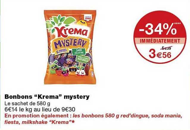 Bonbons “Krema” mystery