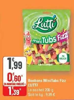 Bonbons MiniTubs Fez Lutti