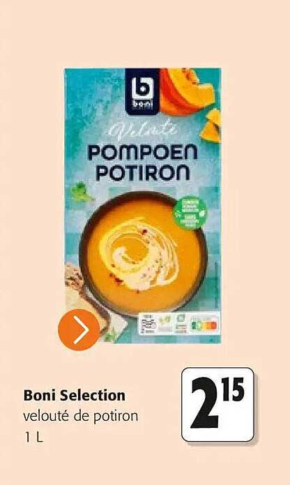 Boni Selection velouté de potiron 1 L