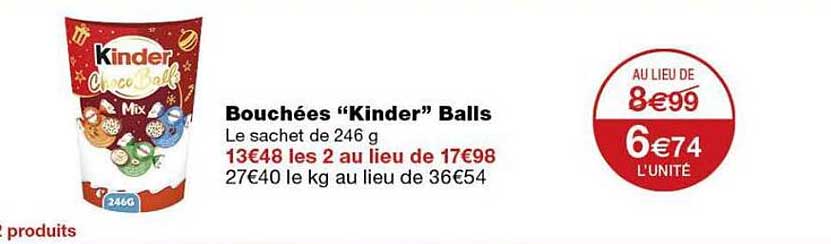 Bouchées “Kinder” Balls