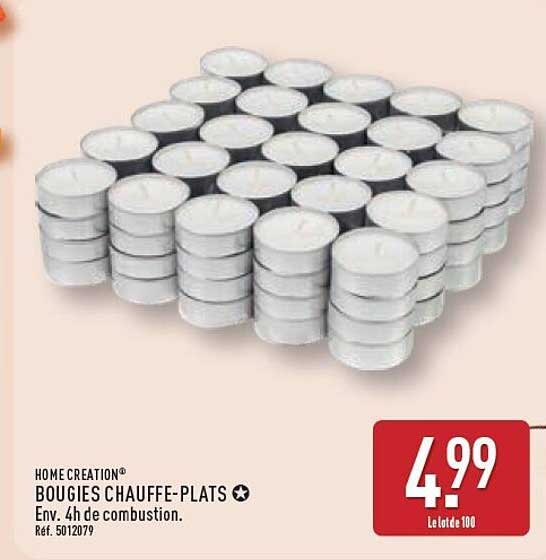 BOUGIES CHAUFFE-PLATS