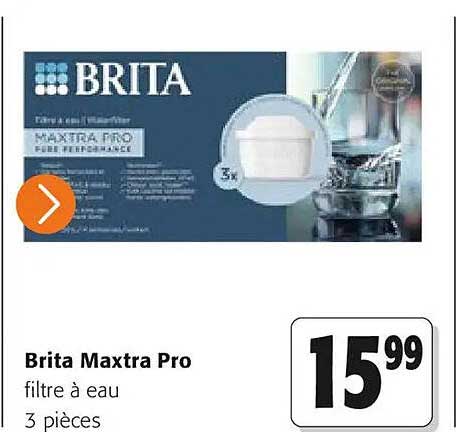 Brita Maxtra Pro filtre à eau 3 pièces