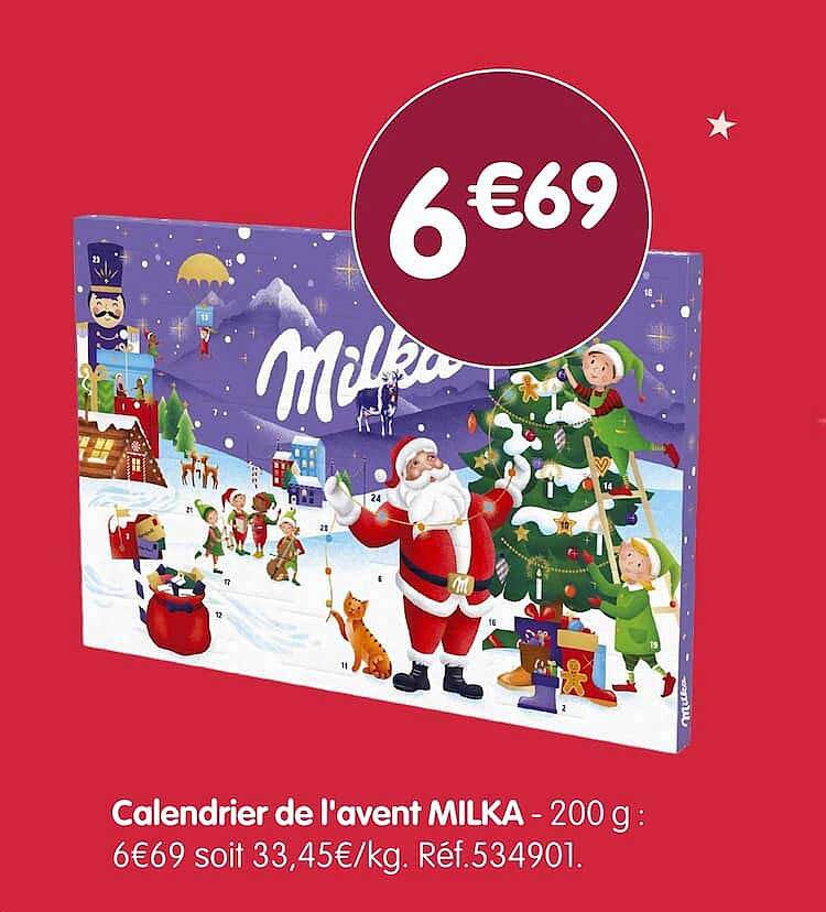 Calendrier de l'avent MILKA - 200 g