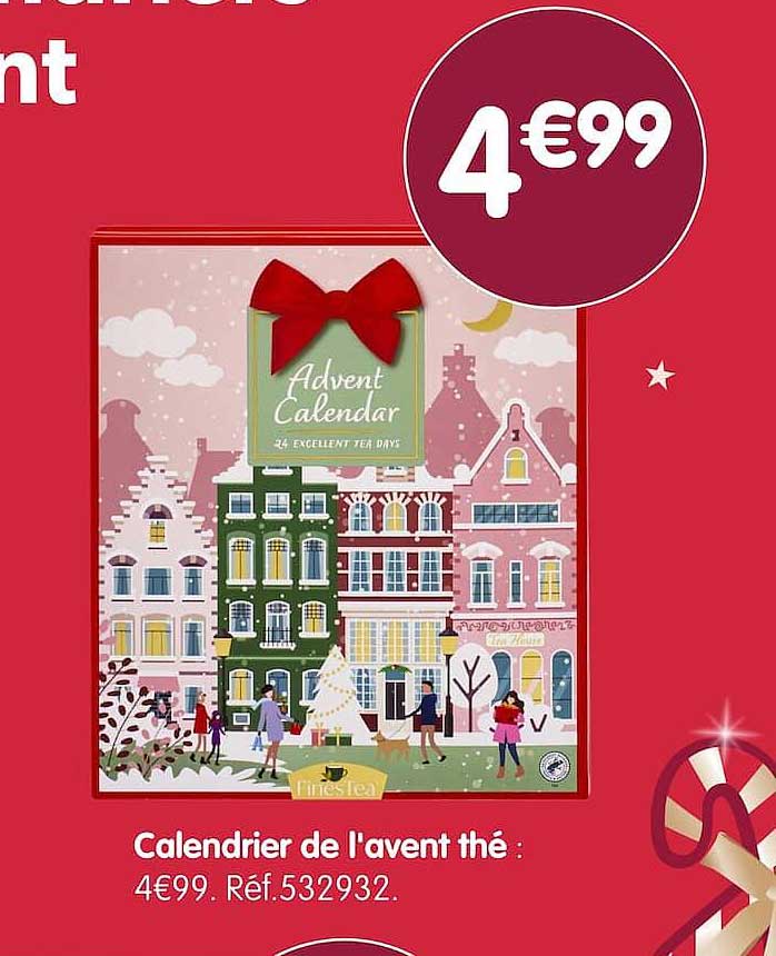 Calendrier de l'avent thé :