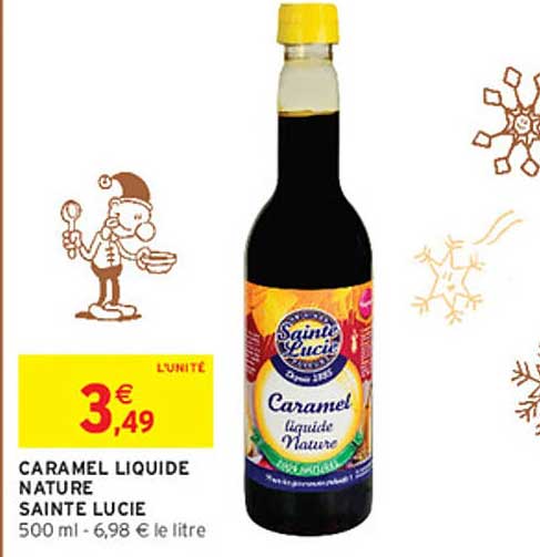 CARAMEL LIQUIDE NATURE SAINTE LUCIE