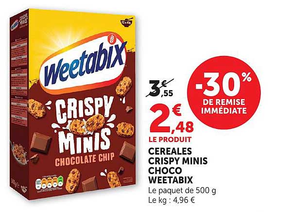 CEREALES CRISPY MINIS CHOCO WEETABIX