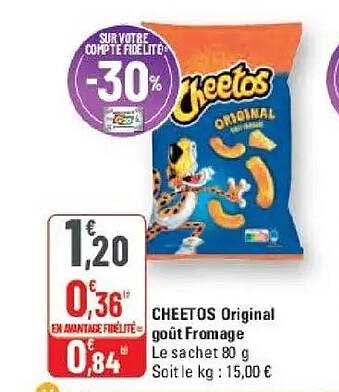 CHEETOS Original goût Fromage